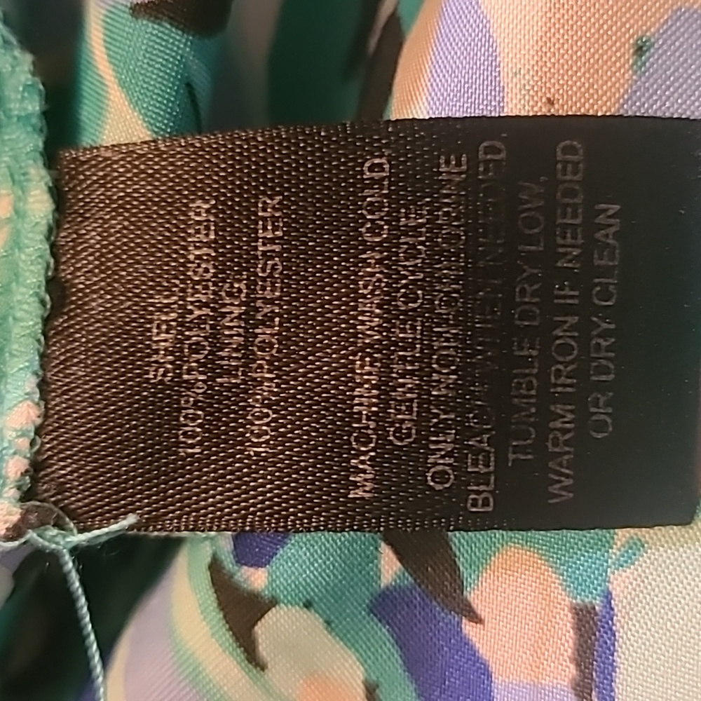 White House Black Market Elegant Blue Patterned Dress - Size 00 - Picture 10 of 11